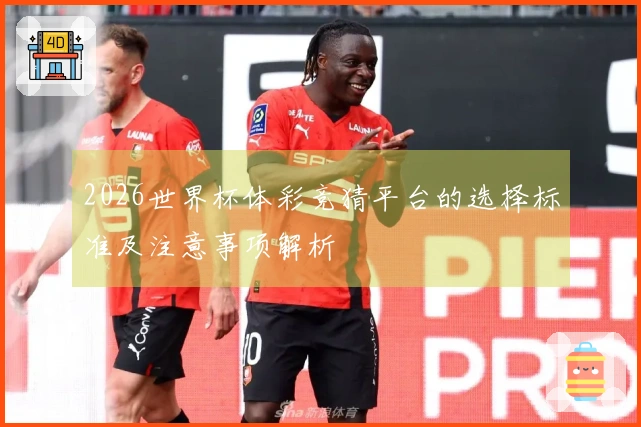 2026世界杯体彩竞猜平台的选择标准及注意事项解析