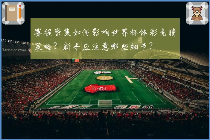 赛程密集如何影响世界杯体彩竞猜策略？新手应注意哪些细节？