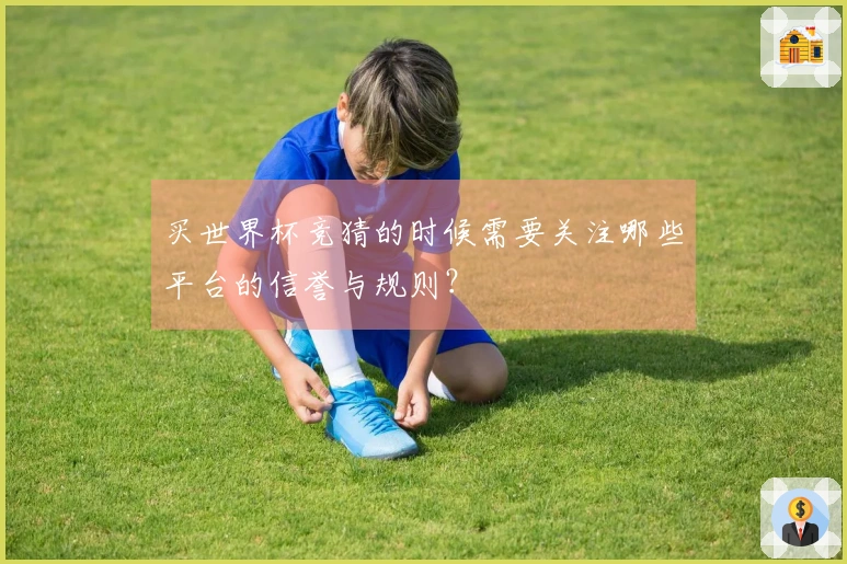 买世界杯竞猜的时候需要关注哪些平台的信誉与规则？